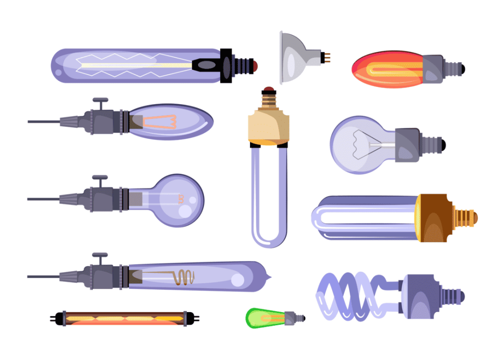 Виды светодиодных ламп по типу диодов
