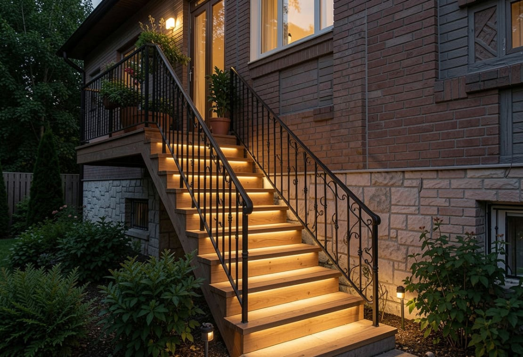 Виды подсветки для лестниц Виды подсветки для лестниц