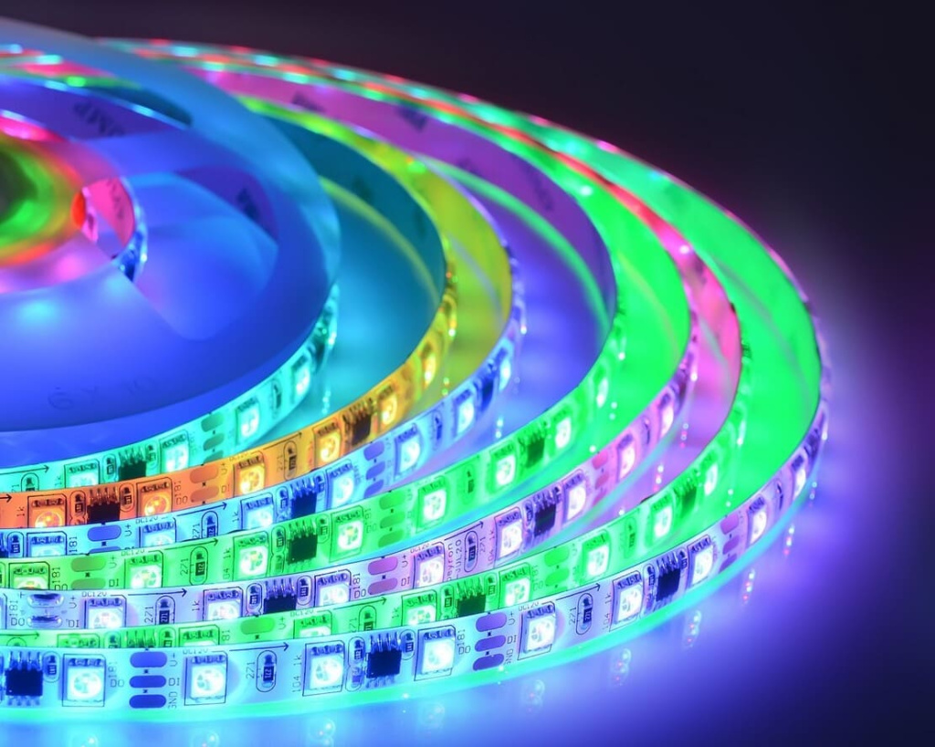 Как работает цифровая светодиодная лента Как работает цифровая светодиодная лента
