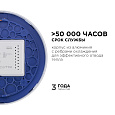 06-63 Светодиодная панель накладная круглая 220В, 15Вт, CRI:80Ra, 1200Лм, Ø145мм, алюминиевый корпус, встроенный изолированный драйвер, 6500K