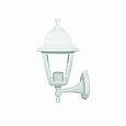11-11 БЕЛ (НБУ 04-60-001 ЛЕДА) Светильник-фонарь настенный белый 4-хгранный прозрачное стекло
