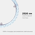 02-64 Модуль светодиодный со встроенным драйвером 230В, 28Вт, smd2835, 2520Лм, 6500К, ø218*16мм