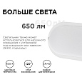 28-04 Светильник светодиодный герметичный 8Вт, 230В/50Гц, 650Лм, 6500К, IP65, 155х78х55мм, овал, матовый, белый