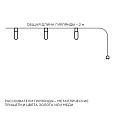 15-59 Гирлянда светодиодная "Прищепка", 2АА, 2 м, 10 ламп, золото/медь, IP20, провод в прозрачной оплетке