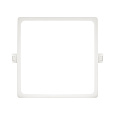 06-30 Светодиодная панель встраиваемая квадр. 220В, 15Вт, CRI:80Ra, 1200Лм, 145*129 мм,  алюминиевый корпус, встроенный изолированный драйвер, 4500К
