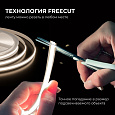 00-398 Светодиодная лента 24В, 10 Вт/м, 700 лм/м,4000К, COB, 528 д/м, CRI90+, Free Cut, 5м, ширина подложки 8 мм