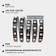 10-94 Комплект адресной светодиодной ленты 24В, 14,4Вт/м, smd5050, 60д/м, IP20, ширина подложки 10мм(черная), 5м, RGB, с аксессуарами (адаптер питания, контроллер для адресной RGB ленты с радио пультом).