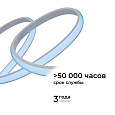 10-107 Комплект светодиодной ленты 220В НЕОН COB 11Вт/м, голубой, 288д/м, 5м, IP65, с аксессуарами (сетевой шнур, заглушка - 1шт, крепеж - 5шт)