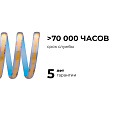 00-390 Светодиодная лента 24В, 12Вт/м, COB, 320д/м, IP65 в пвх, 1000Лм/м, ширина подложки 8мм, 5м, CRI 90+, т/б, 3000К.