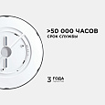 18-128 Светильник светодиодный, накладной, SPIN, 24 Вт, 230 В / 50 Гц, 2400 лм, 6500 К, IP40, ø230х25 мм, круг, черный, монтажная платформа в комплекте