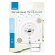 02-14 Плата светодиодная 220В, 12Вт, SMD2835, IP20, 80Лм/Вт, 6500 К, 63*63мм, с линзой, б/пульсации, ХБ