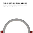 LP-02 Светодиодная панель встраиваемая с регулировкой под посадочное отверстие, 6Вт, 500Лм, 4500К, Ø100х24мм, круглая, драйвер на корпусе.