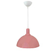 12-104 Светильник декоративный, подвесной, металлический, Е27 15Вт, 220В, розовый, шнур белый, 600мм, крепление под крючок, Ø250х110мм, лампочки в комплект не входят. 12-104 Светильник декоративный, подвесной, металлический, Е27 15Вт, 220В, розовый, шнур белый, 600мм, крепление под крючок, Ø250х110мм, лампочки в комплект не входят.