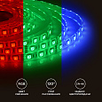 12BL Лента светодиодная в блистере, 12В, 14,4 Вт/м, smd 5050, 60 д/м, IP65, 5м. RGB