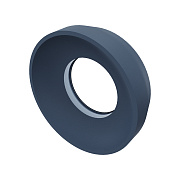 V40-08 Точечный (встраиваемый) светильник из гипса, серый 1хGU5.3 35Вт, 80х35мм.