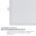 06-32 Светодиодная панель встраиваемая квадр. 220В, 20Вт, CRI:80Ra, 1600Лм, 170*155 мм,  алюминиевый корпус, встроенный изолированный драйвер, 4500К