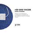 06-41 Светодиодная панель накладная круглая 220В, 24Вт, CRI:80Ra, 1920Лм, Ø220 мм,  алюминиевый корпус, изолированный драйвер, 2700К