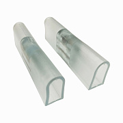 09-130-2 Комплект (2шт.) коннекторов ПВХ для прямого соединения одностороннего светодиодного неона мини 8*16 мм арт.17-32/34/35/36/37/38