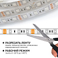 10-35 Комплект светодиодной ленты 12В с аксессуарами (блок, коннектор), smd 5050, 60 д/м, IP65, 5м, RGB