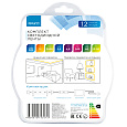 10-08 Комплект светодиодной ленты 12В с аксессуарами (блок, коннектор), smd 3528, 60 д/м, IP20, 2,5м, теплый белый