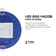 06-20 Светодиодная панель встраиваемая круглая 220В, 15Вт, CRI:80Ra, 1200Лм, Ø145/129,  алюминиевый корпус, изолированный драйвер,4500К