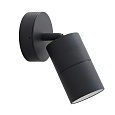 11-117 Светильник уличный, настенный, поворотный, 1хMAX 35Вт, 1хGU10, ~230В/50Гц, IP54, 85х58х165мм, графит, алюминий, лампа в комплект не входит 11-117 Светильник уличный, настенный, поворотный, 1хMAX 35Вт, 1хGU10, ~230В/50Гц, IP54, 85х58х165мм, графит, алюминий, лампа в комплект не входит