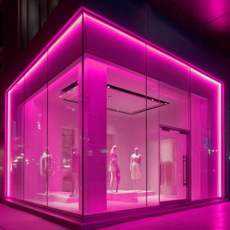 17-305 Светодиодный неон 24В, 10Вт/м, розовый smd 2835 120д/м, PCB 8мм, 6х12мм, 5м, IP65