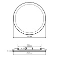 06-18 Светодиодная панель встраиваемая круглая 220В, 10Вт, 800Лм, CRI:80Ra, Ø120/85,алюминиевый корпус, изолироованный драйвер, 4500К