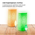 12-078 Светильник декоративный, настольный, "Для дома", керамический, Е14 25Вт, 220В, размер: 11.2*11.2*20.3 см.
