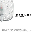 02-26 Модуль светодиодный со встроенным драйвером, 160-250В, 24Вт, 2100 Лм, 4000 K, 160*160мм