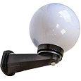 НБУ 21-60-251 Уличный светильник-шар с датчиком движения 250мм, настенным крепежом, молочный