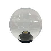 НТУ 11-60-252 Уличный светильник-шар с основанием, 250мм, рассеиватель ПММА, грани прозрачный