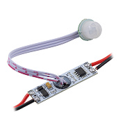 04-47 Выключатель с ИК датчиком движения на проводе в алюминиевый профиль, монохром., 12/24В, 60/120Вт, IP20, 38х10х6,2мм. 04-47 Выключатель с ИК датчиком движения на проводе в алюминиевый профиль, монохром., 12/24В, 60/120Вт, IP20, 38х10х6,2мм.