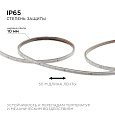 O17-02 Светодиодная лента 220В, 5Вт/м, smd2835, 60д/м, IP65, 300лм/м, размер 10х7мм, 50м, д/б, 4000К