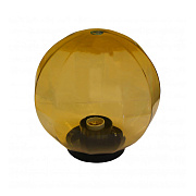 НТУ 11-100-303 Уличный светильник-шар с основанием, 300мм, рассеиватель ПММА, грани золотистый