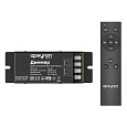 04-38 Диммер, 12/24В, 288/576Вт, 1 канал х 24А, IP20, пульт "easy control", радио, 10 кноп., 117х42х24 мм.