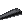 08-02-01Ч Профиль алюминиевый для светодиодной ленты, анод., встраиваемый, черный, 22х6мм, 2м, шир. ленты до 10мм, без упаковки (без рассеивателя, без заглушек).