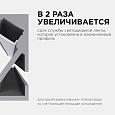 08-41 Профиль алюминиевый для светодиодной ленты, встраиваемый, серебро, 23,5х9мм, 2м, шир. ленты до 5мм, индивидуальная упаковка (рассеиватель белый матовый, заглушки - 2шт.).