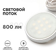 12-04 Комплект светодиодных светильников круглых накладных 12 В, 2,7 Вт*4 шт., smd 5050, RGBW