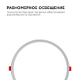 LP-11 Светодиодная панель встраиваемая с регулировкой под посадочное отверстие, 20Вт, 1500Лм, 4500К, Ø230х24мм, круглая, драйвер на корпусе.