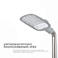 29-01 Светильник светодиодный, уличный, консольный 30Вт, 230/50Гц, 3300лм, 5000К, IP65, КСС "Ш", 380*172*65мм, Ø50мм, серый