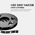 10-69 ТВ подсветка, комплект светодиодной ленты 5В, 7,2Вт/м, smd5050, 30д/м, IP20, 0,5м, RGB