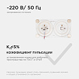 02-16 Плата светодиодная, 220В, 24Вт, smd2835, IP20, 80Лм/Вт, 4000 К, 120*63мм, прямоугольная с линзой,б/пульс., ДН