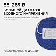 06-40 Светодиодная панель накладная круглая 220В, 18Вт, CRI:80Ra, 1440Лм, Ø170 мм,  алюминиевый корпус, изолированный драйвер, 4500К