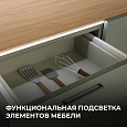 00-380 Светодиодная лента 24В 7 Вт/м, COB 384 д/м, 700 лм/м, ширина подложки 3мм, 5м, CRI90+, 6500K