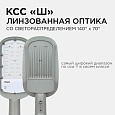 29-01 Светильник светодиодный, уличный, консольный 30Вт, 230/50Гц, 3300лм, 5000К, IP65, КСС "Ш", 380*172*65мм, Ø50мм, серый