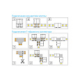 09-08 Комплект коннекторов(Т-образный +3 клипсы) для одноцв. светод. ленты 12В, IP20, подложка 10мм.