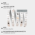 10-99 Комплект адресной светодиодной ленты 24В, 14,4Вт/м, smd5050, 60д/м, IP20, ширина подложки 10мм(белая), 10м, RGB, с аксессуарами (адаптер питания, контроллер для адресной RGB ленты с радио пультом).