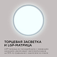 18-128 Светильник светодиодный, накладной, SPIN, 24 Вт, 230 В / 50 Гц, 2400 лм, 6500 К, IP40, ø230х25 мм, круг, черный, монтажная платформа в комплекте