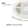 04BL Лента светодиодная в блистере, 12В, 4,8Вт/м, smd 3528, 60 д/м, IP65, 5м. красный